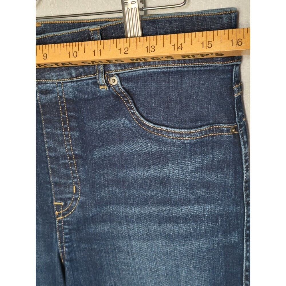 Spanx Women's Jeans Jean-ish Ankle Leggings  Large  High Rise Pull On - Picture 5 of 10
